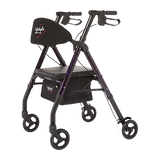 Lifestyle Mobility Aluminum Rollator / Walker with Universal Height Adjustment