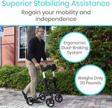 Vive Euro Style Rollator Walker