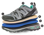 I-RUNNER Men's Explorer Leather/Mesh Hiking Shoes