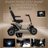 Pride Wrangler PMV Heavy Duty Pride Mobility Scooter