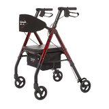Lifestyle Mobility Aluminum Rollator / Walker with Universal Height Adjustment
