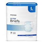 Unisex Adult Incontinence Brief McKesson Ultra Medium Disposable Heavy Absorbency