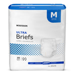 Unisex Adult Incontinence Brief McKesson Ultra Medium Disposable Heavy Absorbency