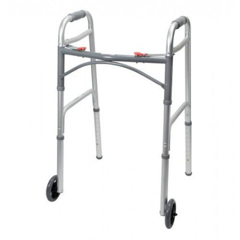McKesson Folding Walker with Adjustable Height