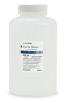 McKesson Sterile Water for Irrigation Not for Injection Bottle, Screw Top 500 mL
